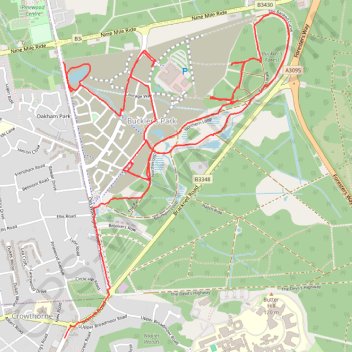 Bucklers Park GPS track, route, trail