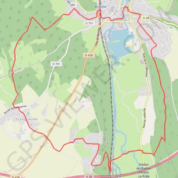 Circuit forestier - Brionne GPS track, route, trail