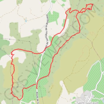 Gèbre - Gibret - Canyon du Diable GPS track, route, trail
