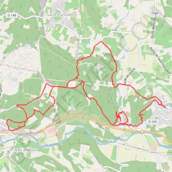 Goult-Lumière GPS track, route, trail