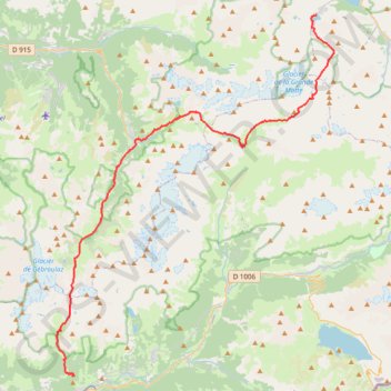 Traversée du parc national de la Vanoise GPS track, route, trail