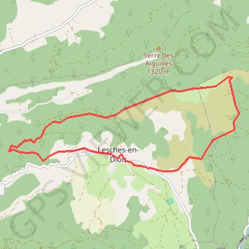 Cretes Montagne du Puy GPS track, route, trail