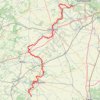 Le sentier GR 655 Ouest en Eure-et-Loir GPS track, route, trail