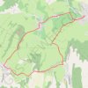 Coteau Vannage (Courchaton, accolans) GPS track, route, trail