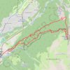 Le Montenvers par les Mottets GPS track, route, trail