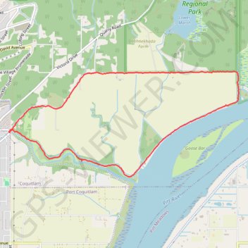 Minnekhada Regional Park GPS track, route, trail