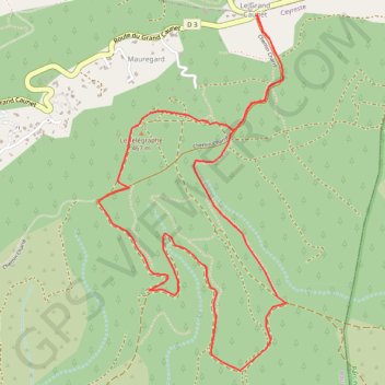 Grand Caunet - Télégraphe de Chappe GPS track, route, trail