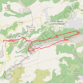 La grotte betton par le col du fauge GPS track, route, trail