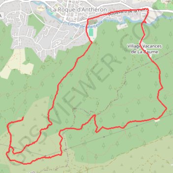 Rocher du Castellas - La Roque-d'Anthéron GPS track, route, trail