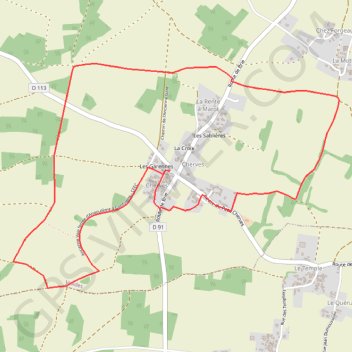Circuit de Cherves GPS track, route, trail