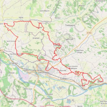 Rando Valence GPS track, route, trail
