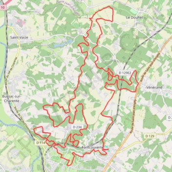 Gros Roc - Fontcouverte GPS track, route, trail