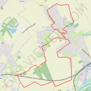 Un SIECLE D'HISTOIRES GPS track, route, trail