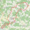 Brantôme 39 kms GPS track, route, trail