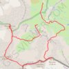 Crête d'Estaubé du Bounéou au Mounherran depuis le Maillet GPS track, route, trail