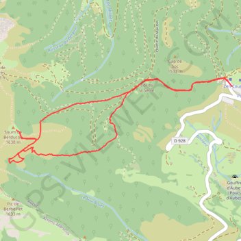 Le Soum de Berducou GPS track, route, trail