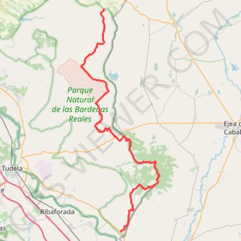 BTT Gran Bardena - Extreme Bardenas GPS track, route, trail