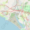 Irvine, Scotland to Stevenston and back GPS track, route, trail