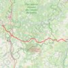 Villefranche Cahors par le GR65 GPS track, route, trail