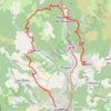 Trail des Terrasses du Lodévois GPS track, route, trail