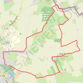 Le Ravensberg GPS track, route, trail