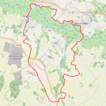 Le Grand Chemin GPS track, route, trail