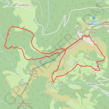 Col du Hilsenfirst GPS track, route, trail