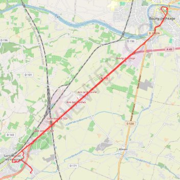 Saint-Marcel-lès-Valence Cyclisme GPS track, route, trail