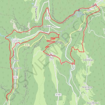 Bugey - Le train de l'Albarine GPS track, route, trail