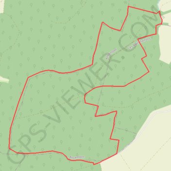 Les 5 frères et les 3 sources - Ancemont GPS track, route, trail