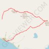 Munro hillwalk Gleouriach and Spidean Mialach GPS track, route, trail