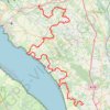 GR 360 : De Saint-Romain-de-Benet à Saint-Georges-des-Agoûts (Charente-Maritime) GPS track, route, trail